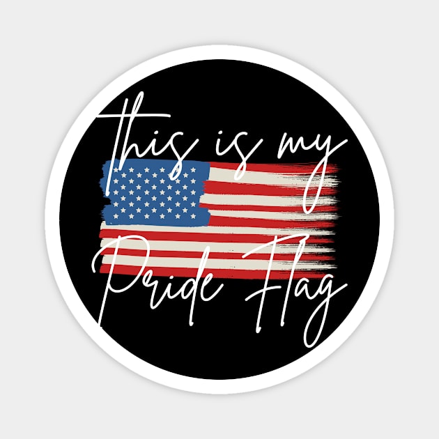 USA This is My Pride Flag Magnet by The WYLD Tribe